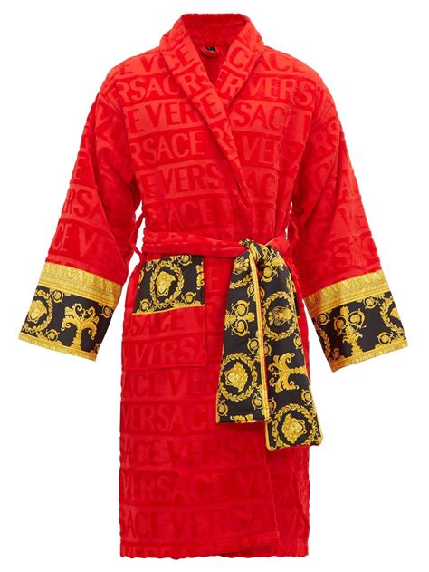 men's versace robe|versace bathrobes for men.